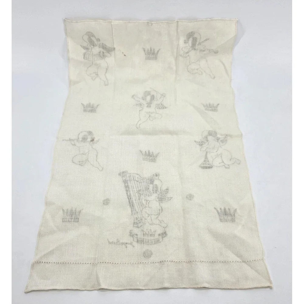 VTG Georges Briard‎ This is Paradise Placemats Guest Bar Towels Set of 2 MCM